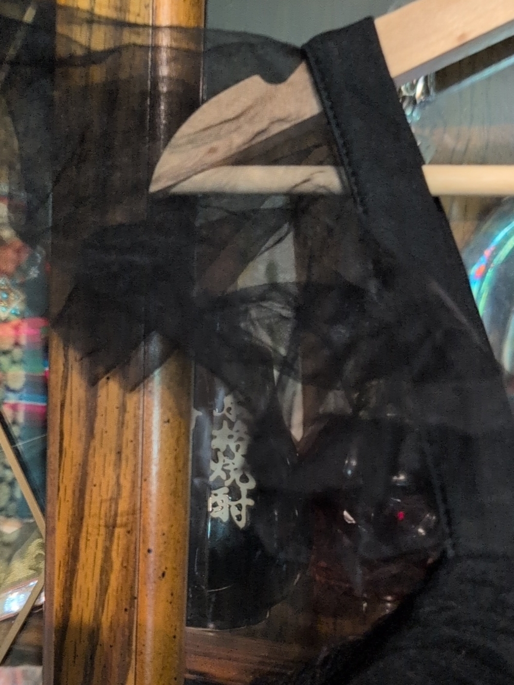 Whimsigoth Black Tulle Dress - Picture 5 of 12